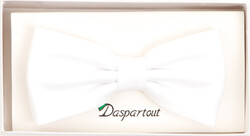 Daspartout Butterfly Bowtie Bow Tie White