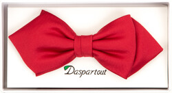 Daspartout Diamond Point Bowtie Bow Tie Mid Red