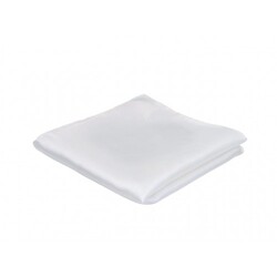 Daspartout Luxe Zijden Pochet Pocket Square White