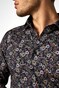 Desoto Bold Blooming Floral Pattern Overhemd Navy-Groen
