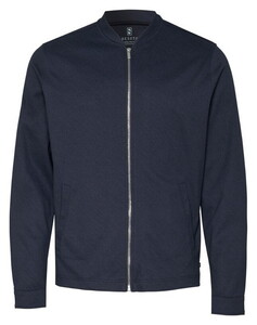 Desoto Casual College Jacket Twill Look Cardigan Dark Navy