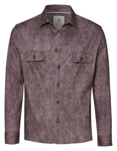 Desoto Casual Kent Corduroy Overshirt Brown