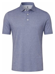 Desoto Casual Kent Oxford Cotton Poloshirt Blue