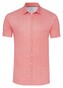 Desoto Casual Kent Solid Color Oxford Look Overhemd Coral
