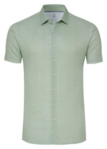 Desoto Casual Kent Solid Color Oxford Look Overhemd Lime Green