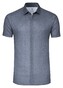 Desoto Casual Kent Solid Color Oxford Look Overhemd Navy