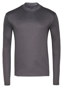 Desoto Casual Turtleneck Long Sleeve T-Shirt Grijs