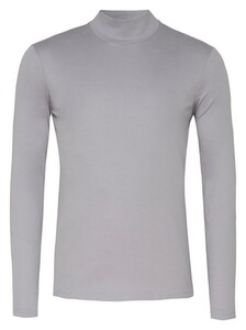 Desoto Casual Turtleneck Long Sleeve T-Shirt Licht Grijs
