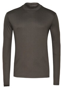 Desoto Casual Turtleneck Long Sleeve T-Shirt Olive