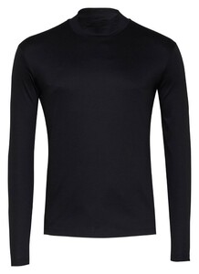 Desoto Casual Turtleneck Long Sleeve T-Shirt Zwart