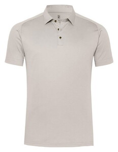 Desoto Casual Uni Color Cotton Piqué Polo Light Stone