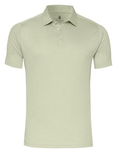 Desoto Casual Uni Color Cotton Piqué Polo Lime Green