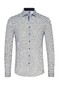 Desoto Dotted Pattern Overhemd Wit-Bruin