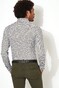 Desoto Dotted Pattern Shirt White-Brown
