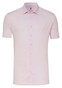 Desoto Essential Micro Diamond Pattern Short Sleeve Overhemd Roze