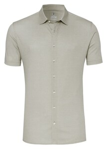 Desoto Essential Micro Diamond Pattern Short Sleeve Shirt Grey