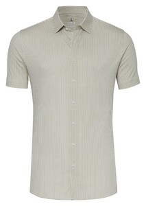 Desoto Essential Stripe Kent Collar Shirt Grey