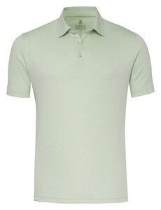 Desoto Essential Uni Color Kent Collar Polo Licht Groen