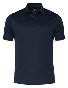 Desoto Essential Uni Color Kent Collar Polo Navy
