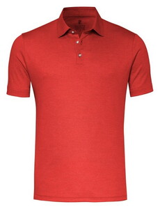 Desoto Essential Uni Color Kent Collar Polo Rood