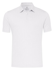 Desoto Essential Uni Color Kent Collar Polo Wit