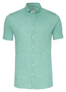 Desoto Essential Vichy Check Button-Down Overhemd Groen