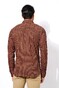 Desoto Fantasy Chain Pattern Shirt Brown-Rust
