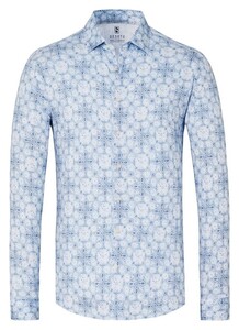 Desoto Fantasy Hurricane Overhemd Wit-Blauw