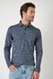 Desoto Fantasy Multi Bubbles Pattern Shirt Navy