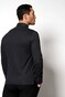 Desoto Fantasy Multi Waves Pattern Polo Long Sleeve Poloshirt Black