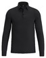 Desoto Fantasy Multi Waves Pattern Polo Long Sleeve Poloshirt Black