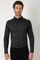 Desoto Fantasy Texture Pattern Shirt Black