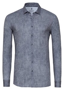 Desoto Faux-Uni Corduroy Casual Kent Overhemd Grijs