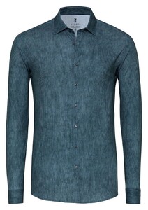 Desoto Faux-Uni Corduroy Casual Kent Overhemd Groen