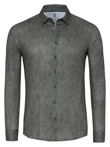 Desoto Faux-Uni Corduroy Casual Kent Overhemd Licht Groen