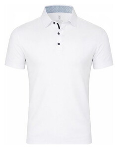 Desoto Fine Details Kent Collar Poloshirt White