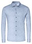 Desoto Flanel Look Casual Kent Collar Overhemd Licht Blauw