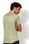 Desoto Kent Collar Uni Subtle Contrast Overhemd Olive