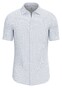 Desoto Kent Fine Striped Circles Shirt White-Navy