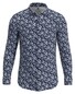 Desoto Kent Inverse Blossoms Shirt Navy