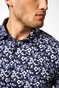 Desoto Kent Inverse Blossoms Shirt Navy