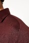 Desoto Kent Piqué Optics Jersey Overhemd Burgundy
