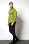 Desoto Kent Pique Optics Jersey Shirt Bright Green
