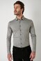 Desoto Kent Pique Optics Jersey Shirt Light Grey