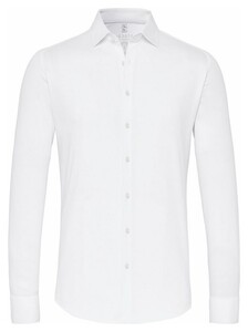 Desoto Kent Pique Optics Jersey Shirt White