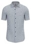 Desoto Kent Stitching Pattern Shirt Blue-Beige