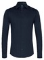 Desoto Kent Uni Solid Overhemd True Navy