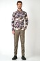 Desoto Landscape Fantasy Pattern Shirt Brown-Blue