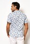 Desoto Lido Reed Pattern Shirt Blue-White