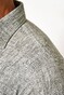 Desoto Linnen Look Knitted Cotton Overhemd Khaki